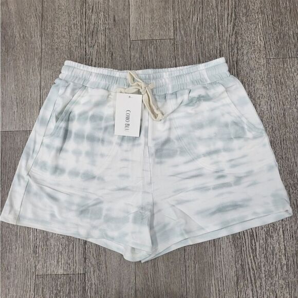 Como Blu Lounge Short Set In Blue Combo - Picture 5 of 6